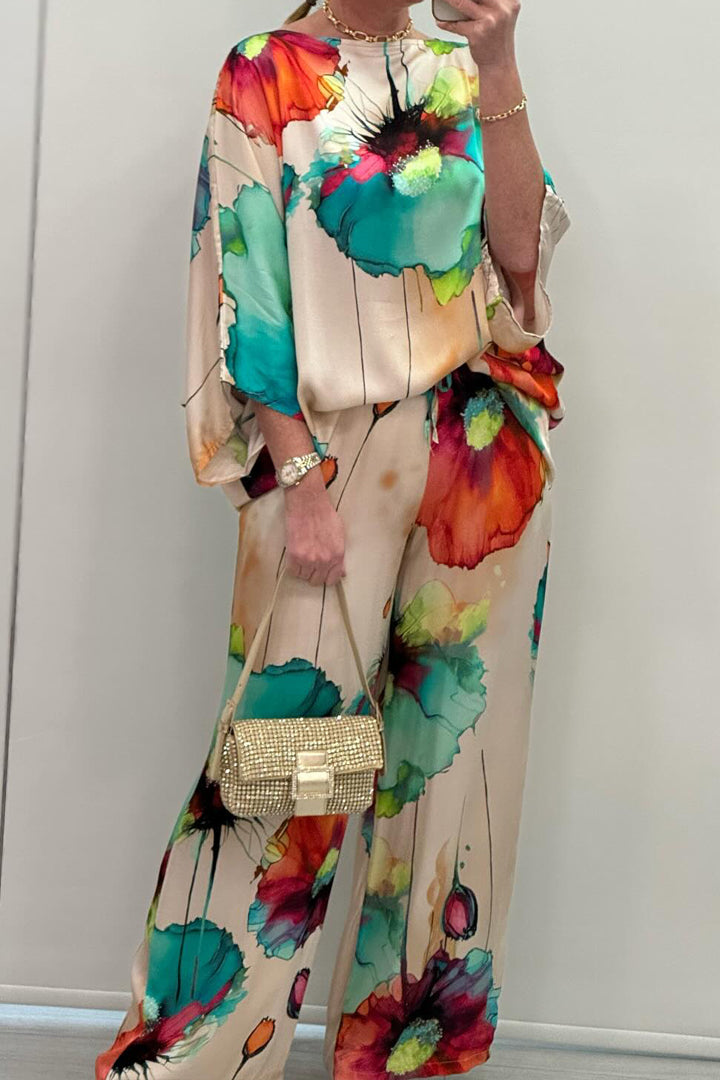 Emmarie - Elegant Printed Ensemble