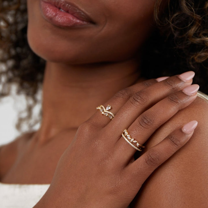 Valeria - Sophisticated Crystal Ring