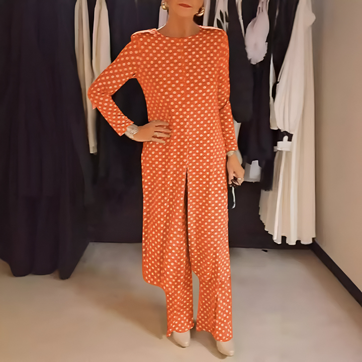 Marcella - Stylish Polka Dot Ensemble