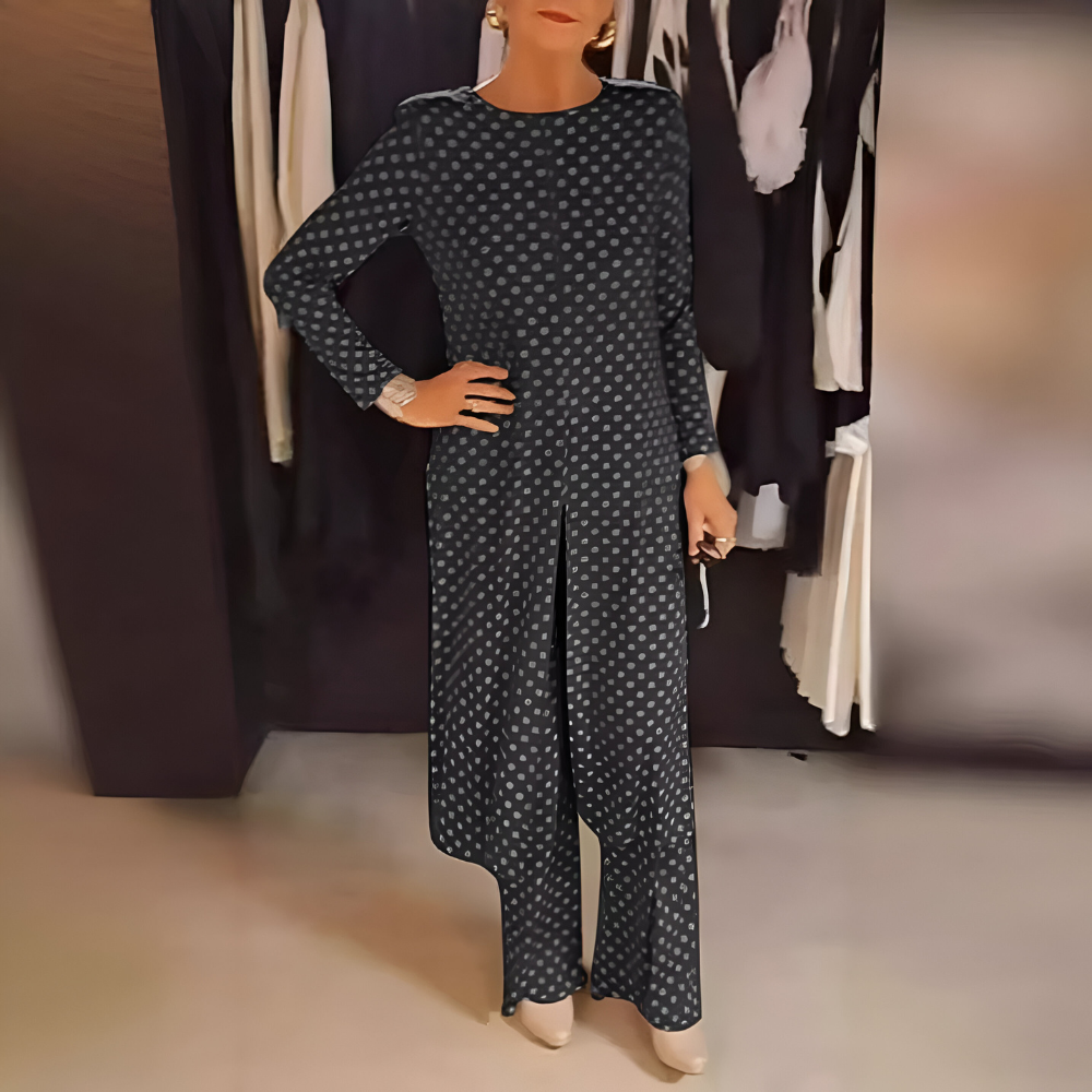 Marcella - Stylish Polka Dot Ensemble