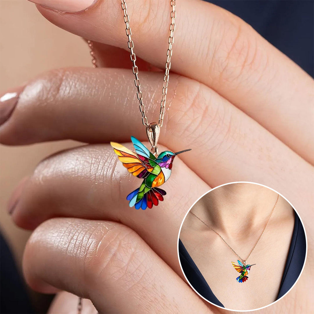 Stunning Hummingbird Necklace with Complimentary Earrings – Exclusive Limited Time Deal