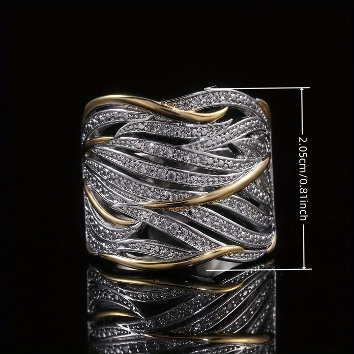 Chic Multi-Layer Twisted Ring