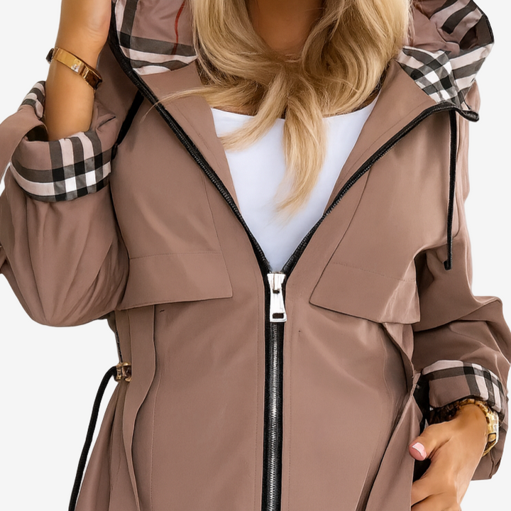 Nathalie™ - Chic Contemporary Trench Coat