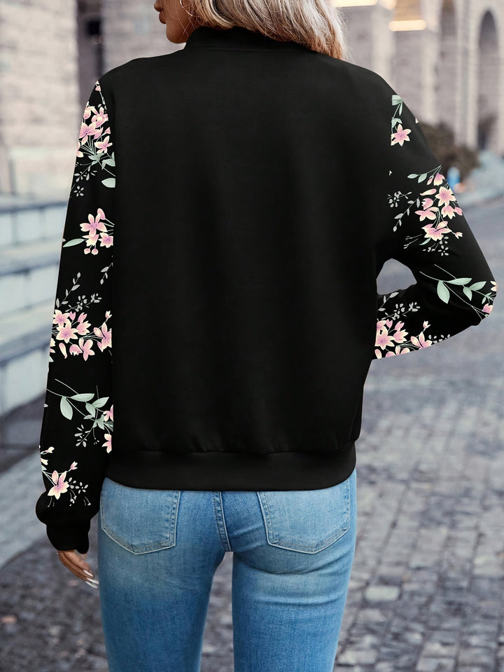 Thea™ - Trendy Floral Print Jacket