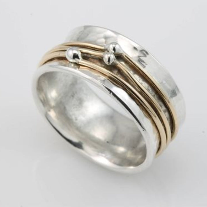 Lidia - Vintage Gold-Coated Silver Ring