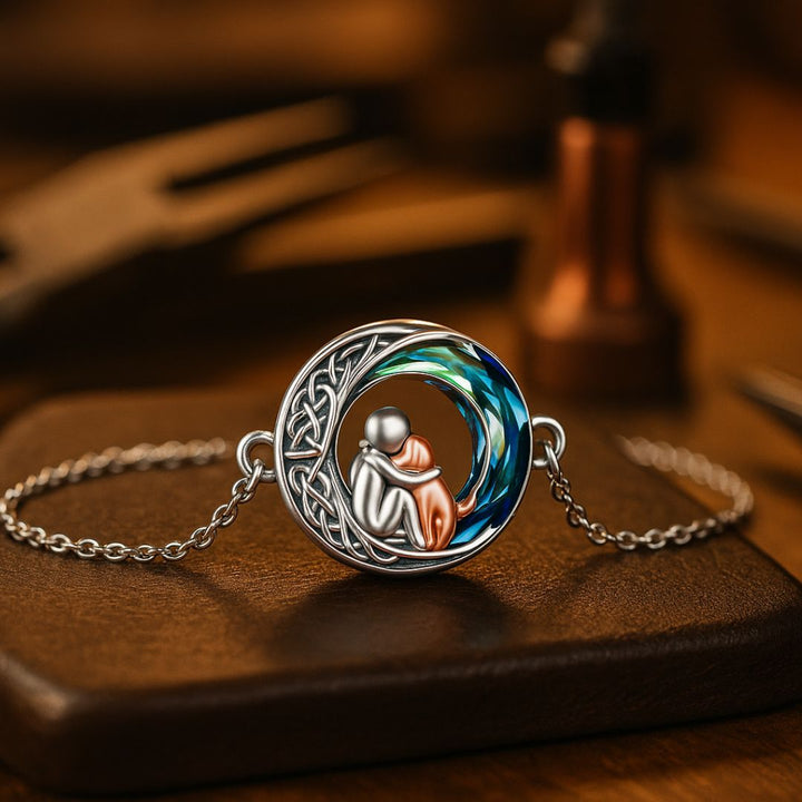 Adjustable Dog Charm Bracelet in Sterling Silver