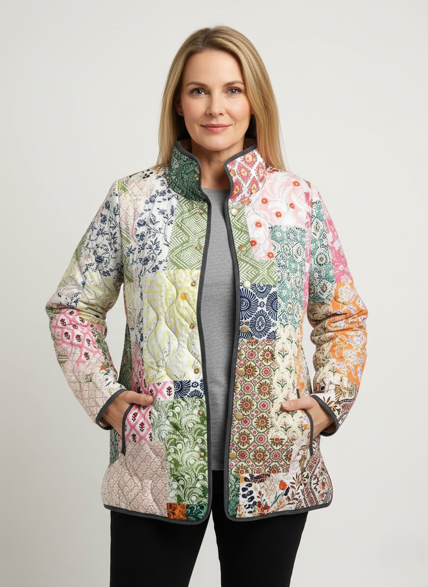Women's Patchwork Vintage Quilted Jacket