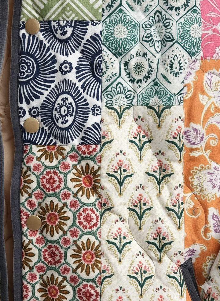 Women's Patchwork Vintage Quilted Jacket