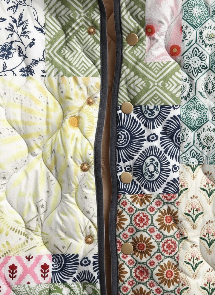 Women's Patchwork Vintage Quilted Jacket