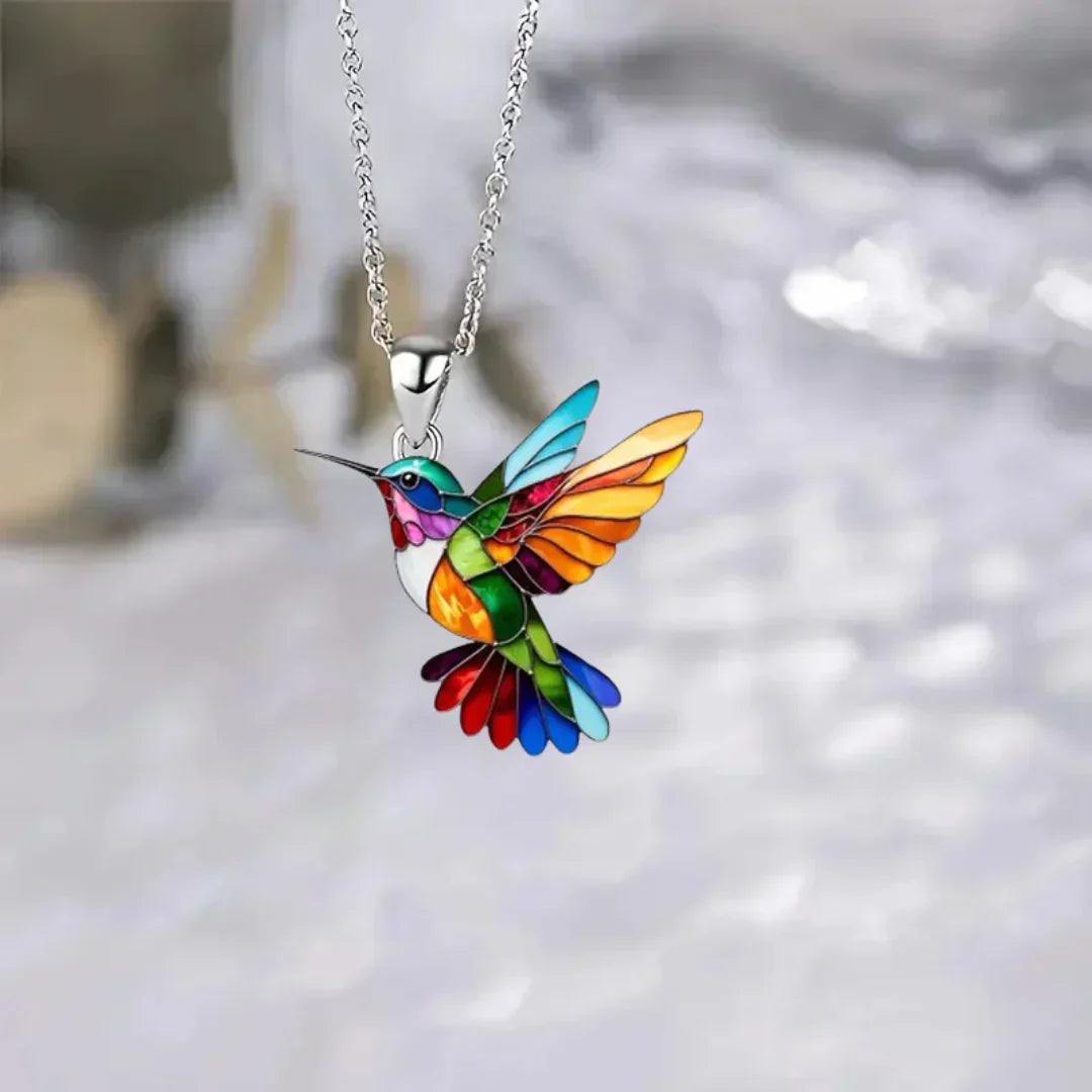 Stunning Hummingbird Necklace with Complimentary Earrings – Exclusive Limited Time Deal