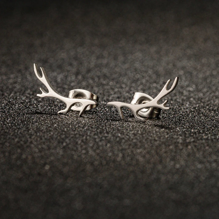 Antler-Inspired Stud Earrings