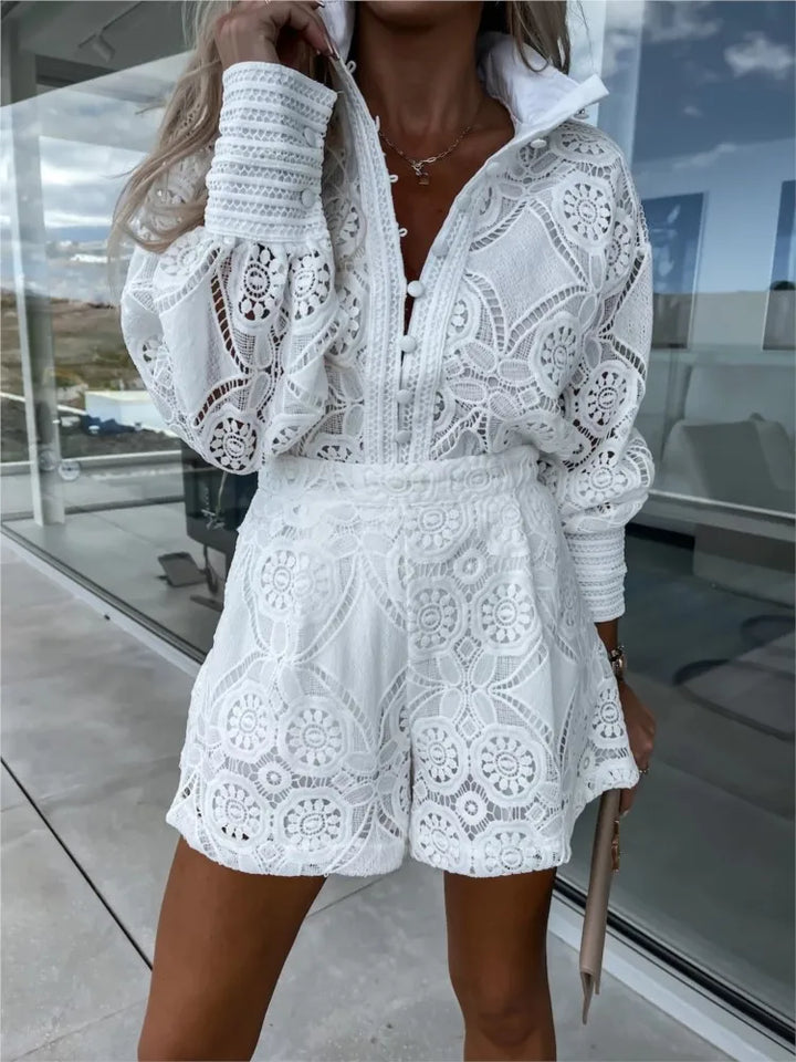 Amelina - Chic Lace Ensemble