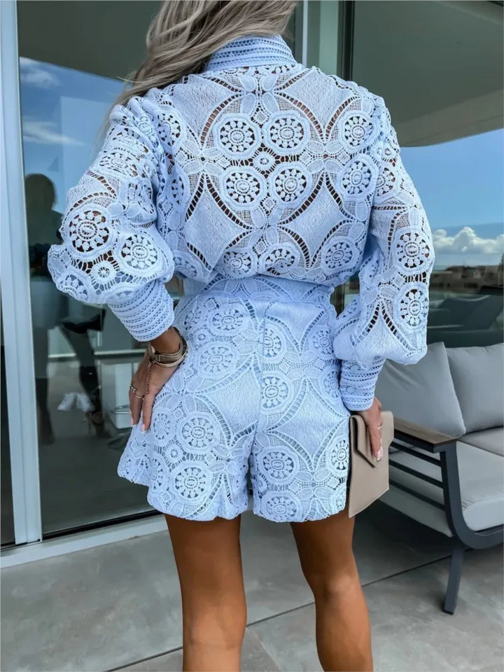 Amelina - Chic Lace Ensemble