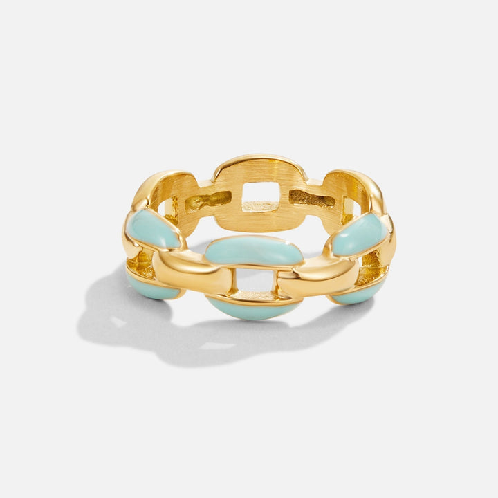 Reya Blue Chain Ring