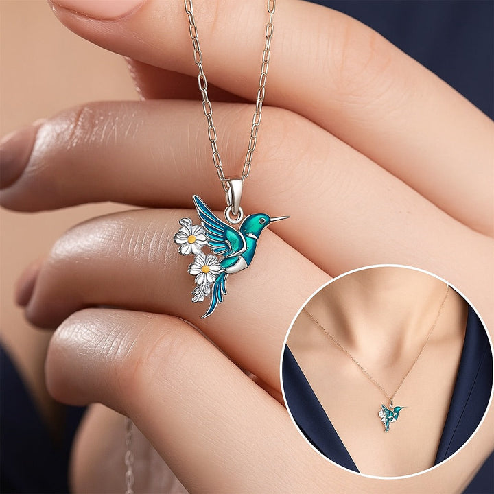 Stunning Hummingbird Necklace with Complimentary Earrings – Exclusive Limited-Time Deal