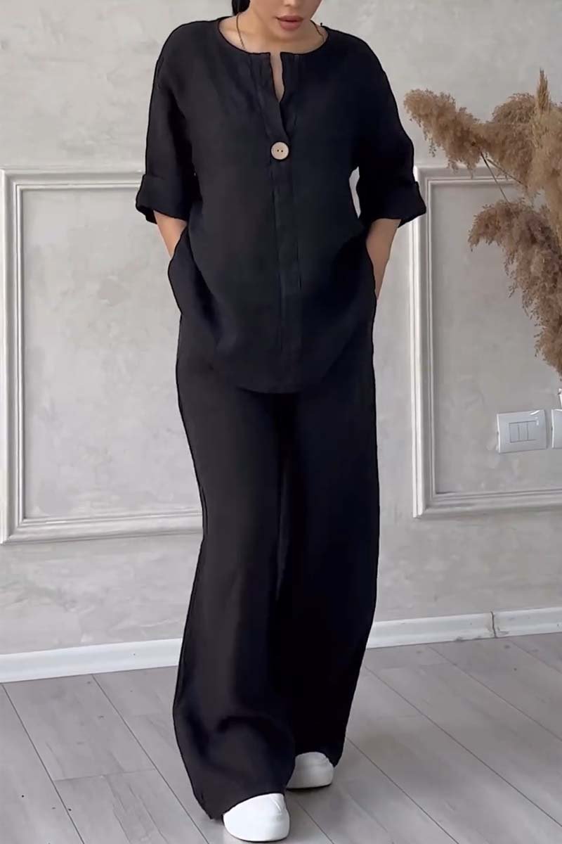 Mirelda - Cozy Two-Piece Lounge Ensemble